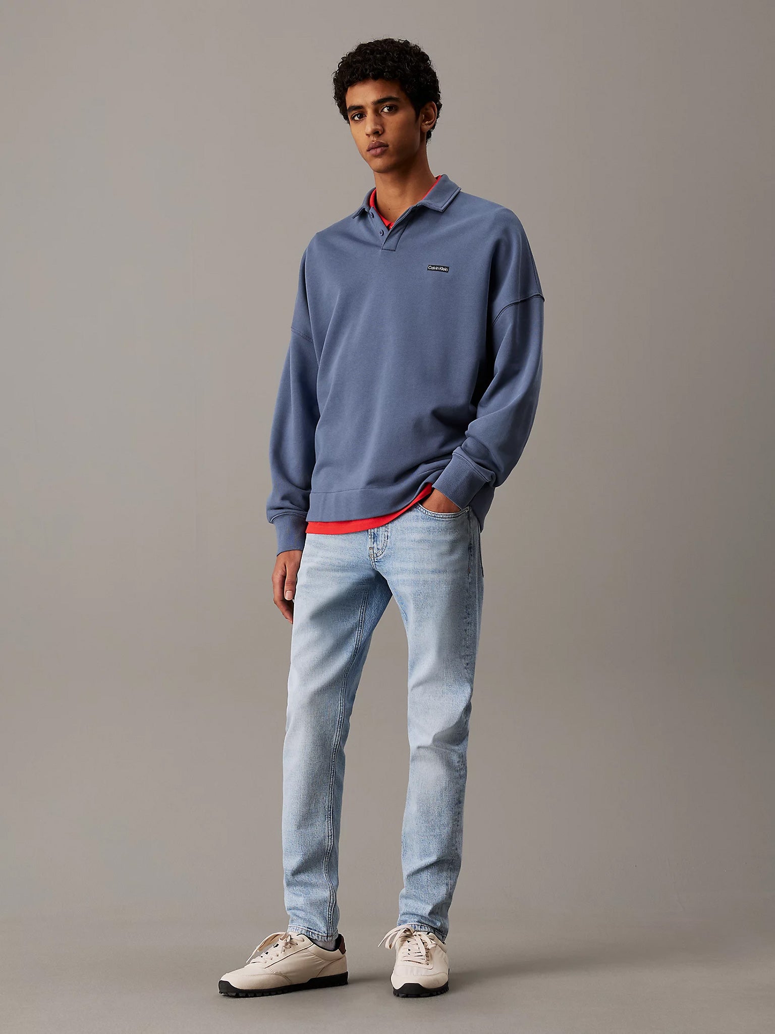 Ανδρικό παντελόνι τζιν SLIM TAPER J30J3271511AA | J30J3271511AA