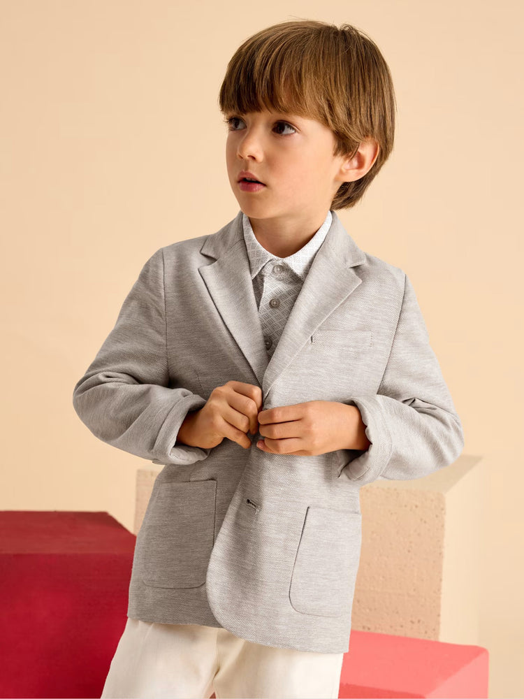 Παιδικό σακάκι λινό 25-03417-054 | 25-03417-054