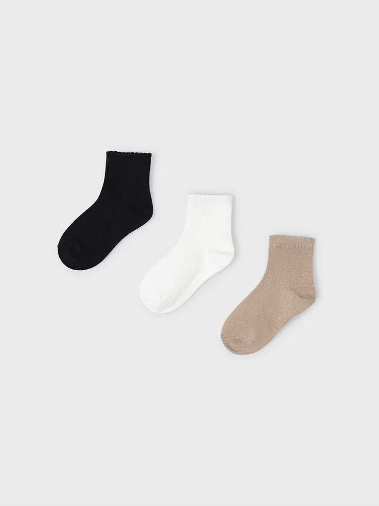 Εφηβικές κάλτσες 3 τεμ οργανικό βαμβάκι 13-10578-091 | 13-10578-091