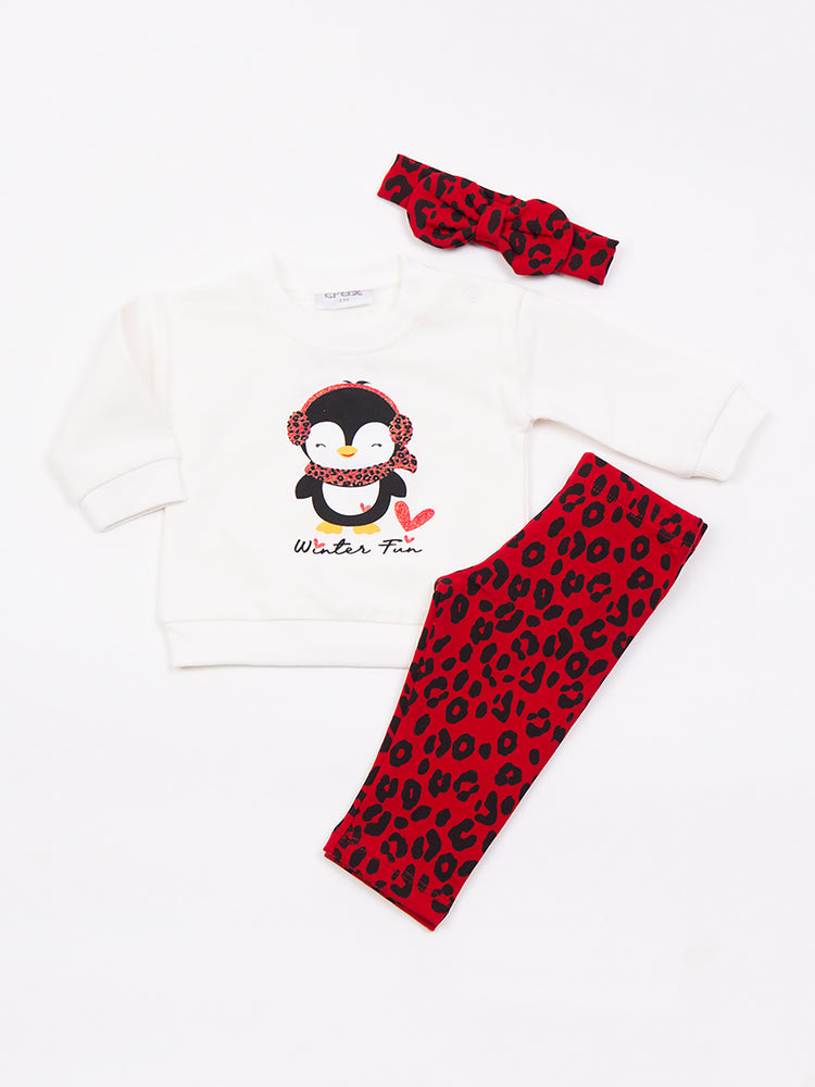 Βρεφικό σετ με κορδέλα 48507 | 48507