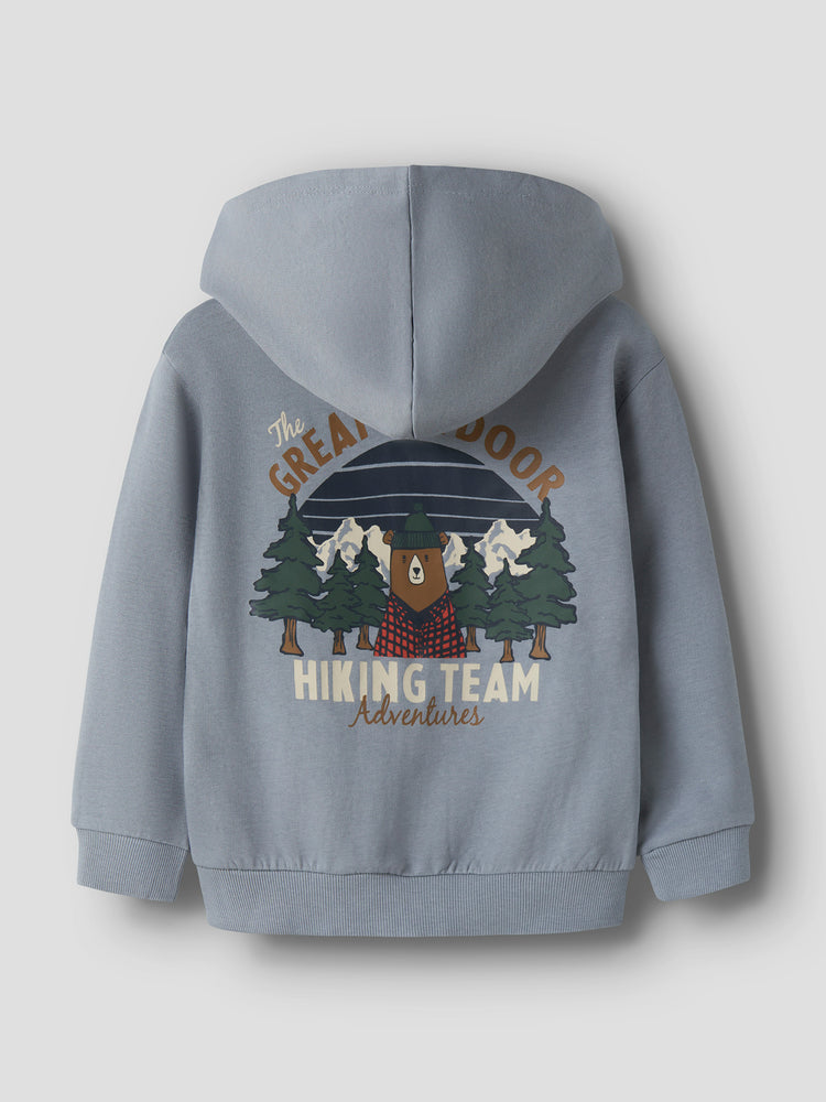 Παιδική ζακέτα φούτερ NMMVOLTINUS NREG SWEAT CARD 13249494 | 13249494