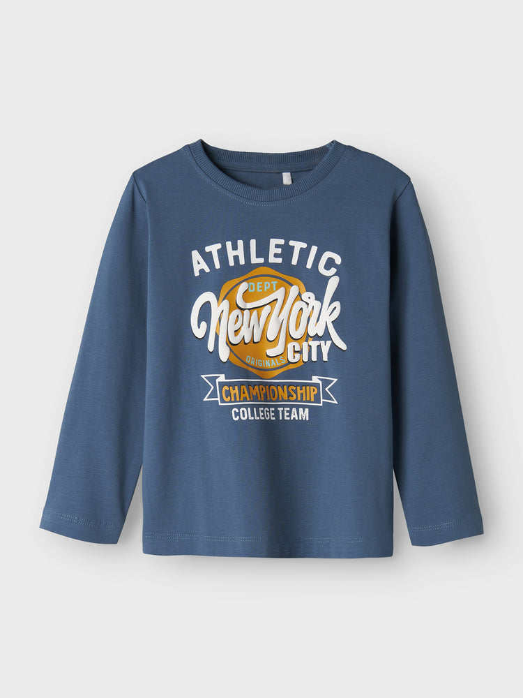 Παιδική μπλούζα μακό Athletic NMMVUX LS TOP 13224978 | 13224978