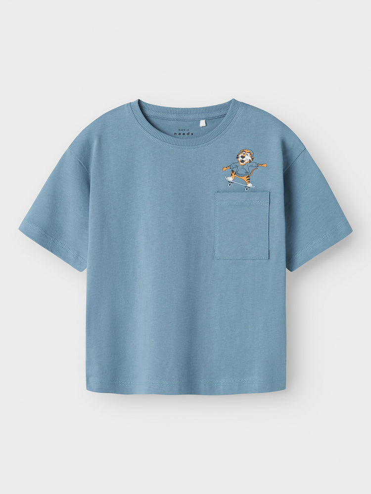 Παιδική μπλούζα μακό NMMVILIAN SS RLX TOP 13241570 | 13241570