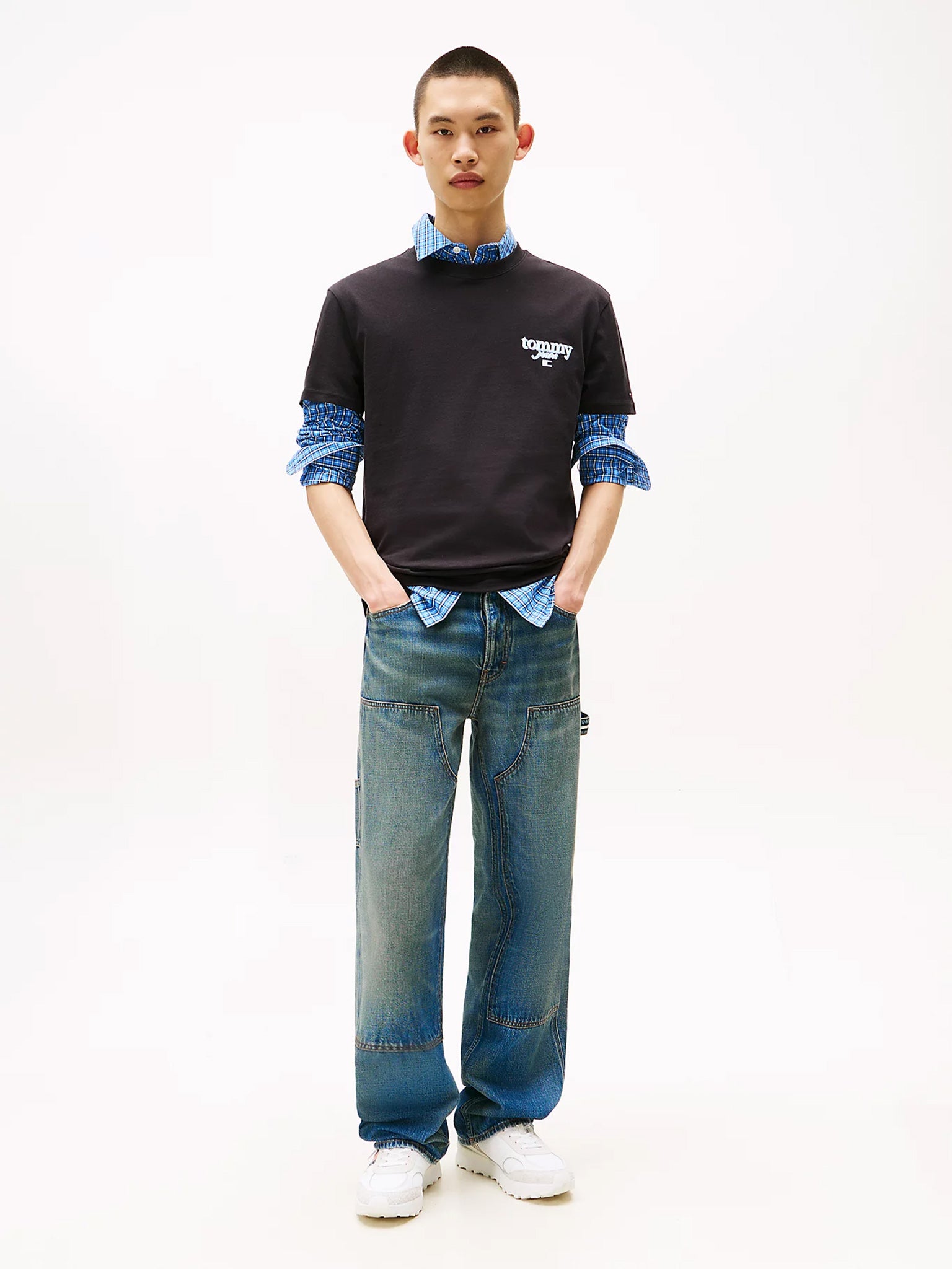 Ανδρικό t-shirt TJM REG SIGNATURE CITY TEE DM0DM21934BDS | DM0DM21934BDS