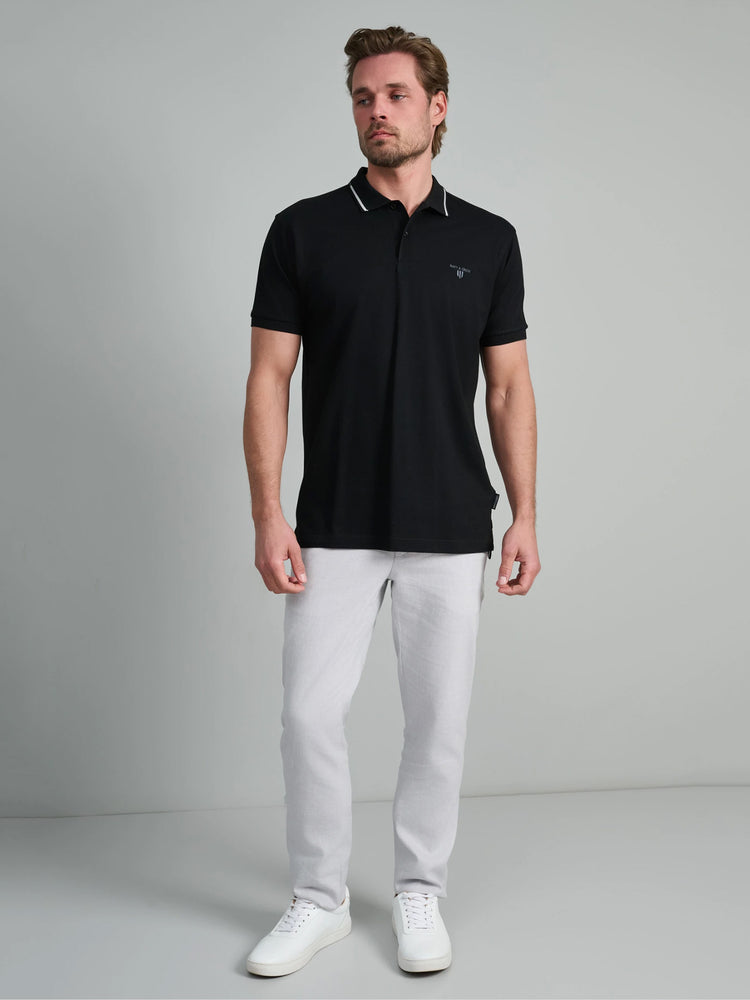 Ανδρικό polo black 24EY.027/PL | 24EY.027/PL