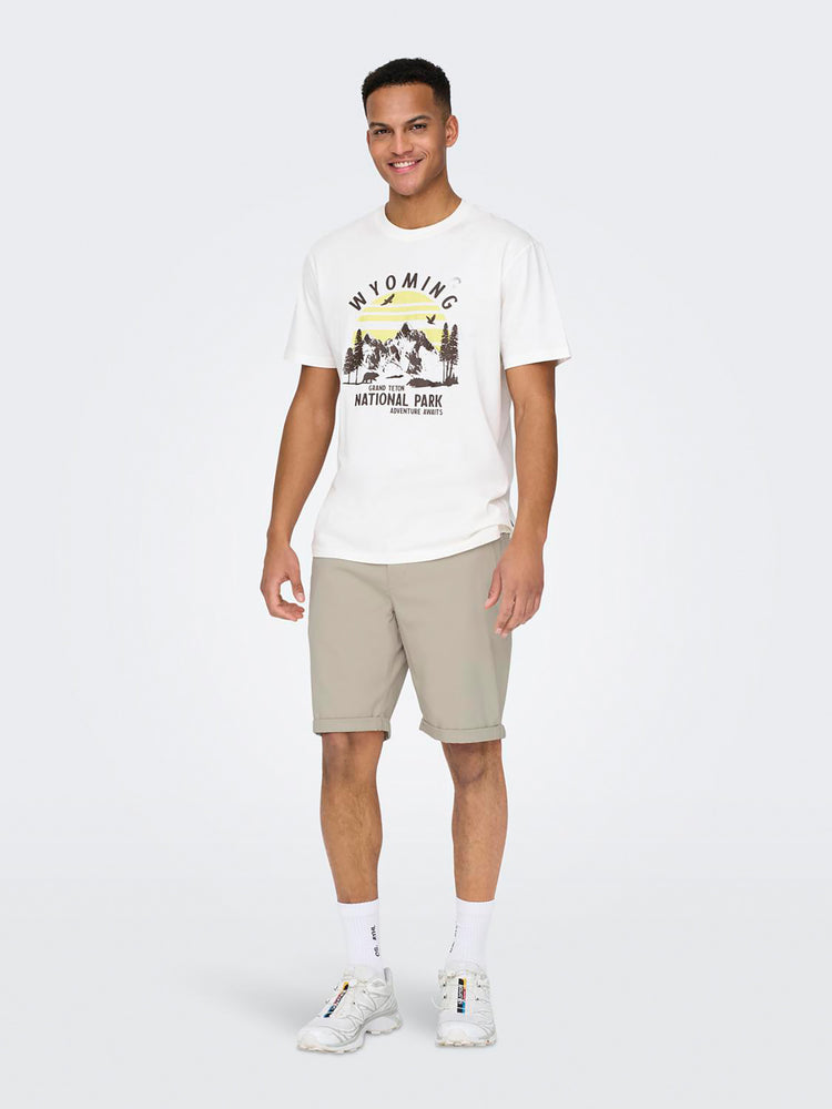 Ανδρική βερμούδα ONSPETER LIFE REGULAR 0013 SHORTS NOOS 22027905 | 22027905