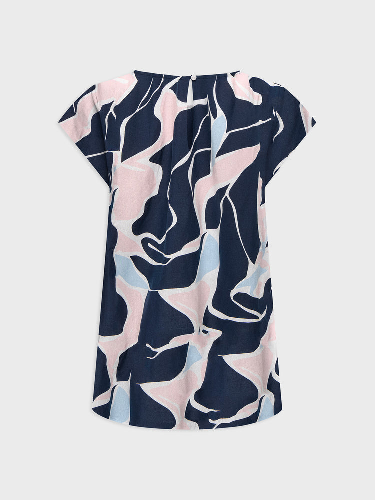 Γυναικεία μπλούζα εμπριμέ ONLNOVA LIFE VIS S/S TOP 15222174 | 15222174