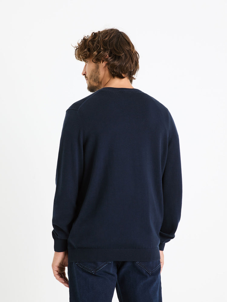 Ανδρική μπλούζα ψιλή πλέξη DECOTON | DECOTON