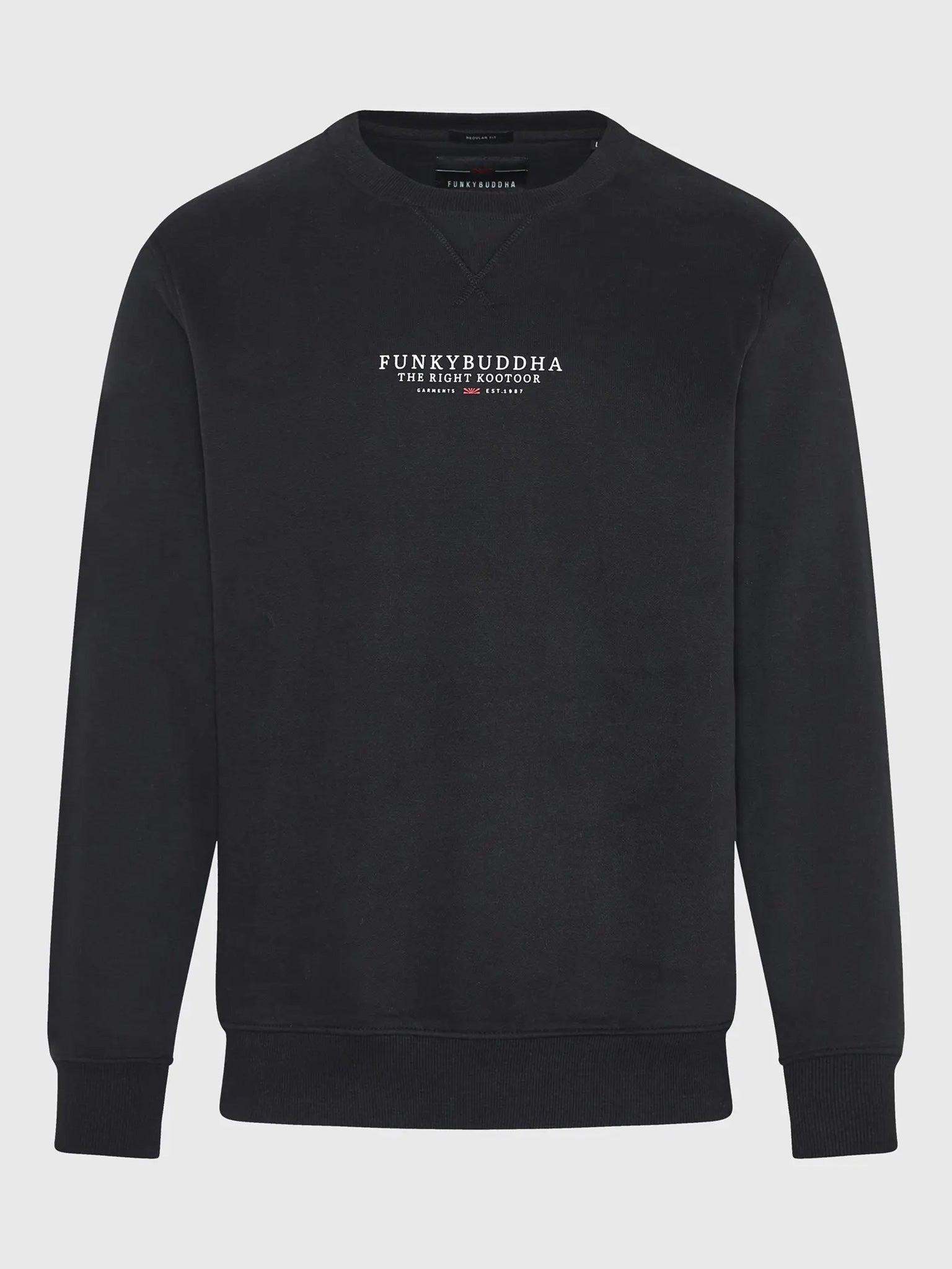 Ανδρική μπλούζα φούτερ FBM010-010-06 BLACK | FBM010-010-06