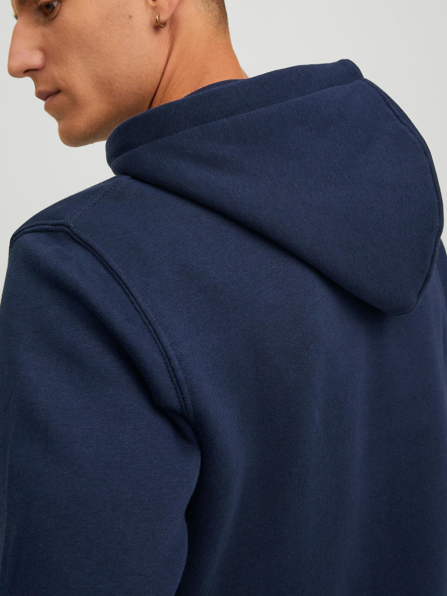 Ανδρική ζακέτα φούτερ JJESTAR BASIC SWEAT ZIP HOOD NOOS 12210830 | 12210830