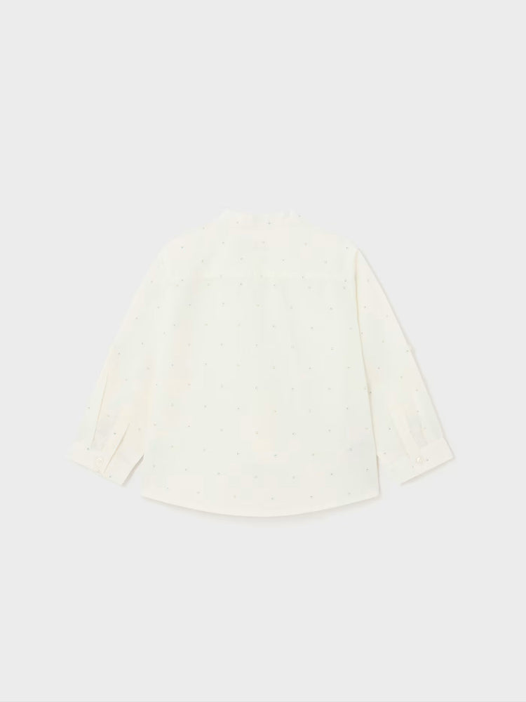 Βρεφικό πουκάμισο μακρυμάνικο λινό 24-01117-092 | 24-01117-092