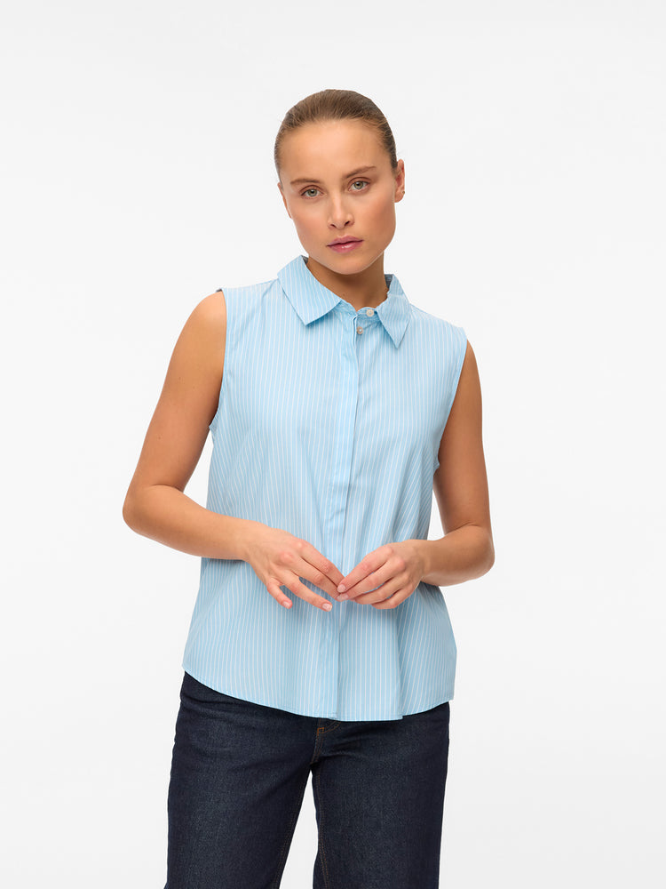 Γυναικείο πουκάμισο αμάνικο VMNORA SL SHIRT WVN GA NOOS 10325993 | 10325993