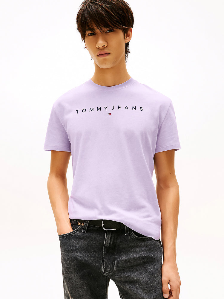 Ανδρικό t-shirt TJM REG LINEAR LOGO TEE EXT DM0DM20744W0E | DM0DM20744W0E