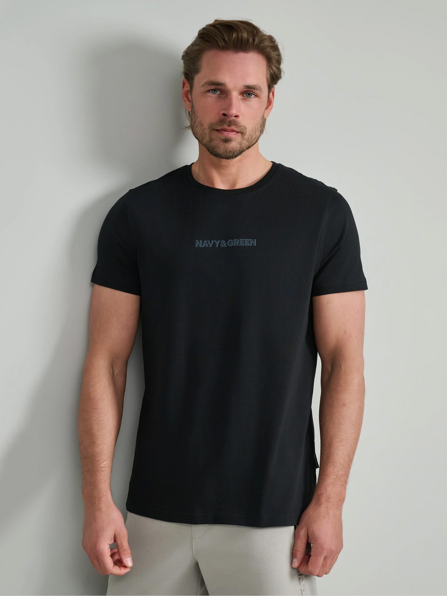 Ανδρικό t-shirt black 24TU.334/4P | 24TU.334/4P