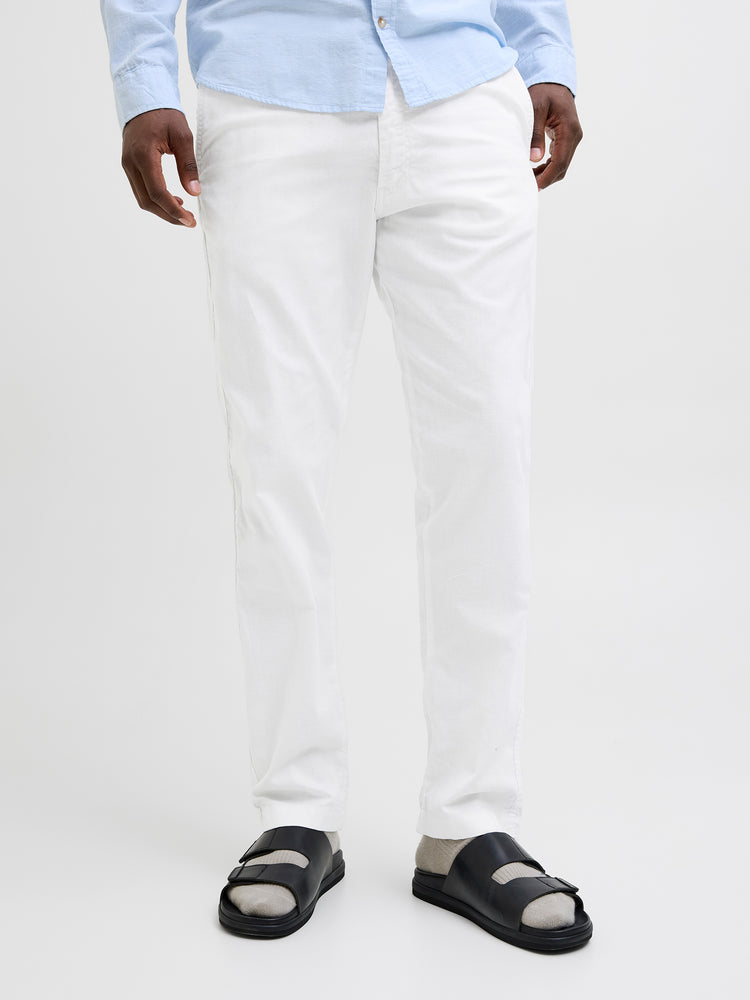 Ανδρικό παντελόνι λινό JPSTKANE HYBRID BONDI JOGGER 12274977 | 12274977