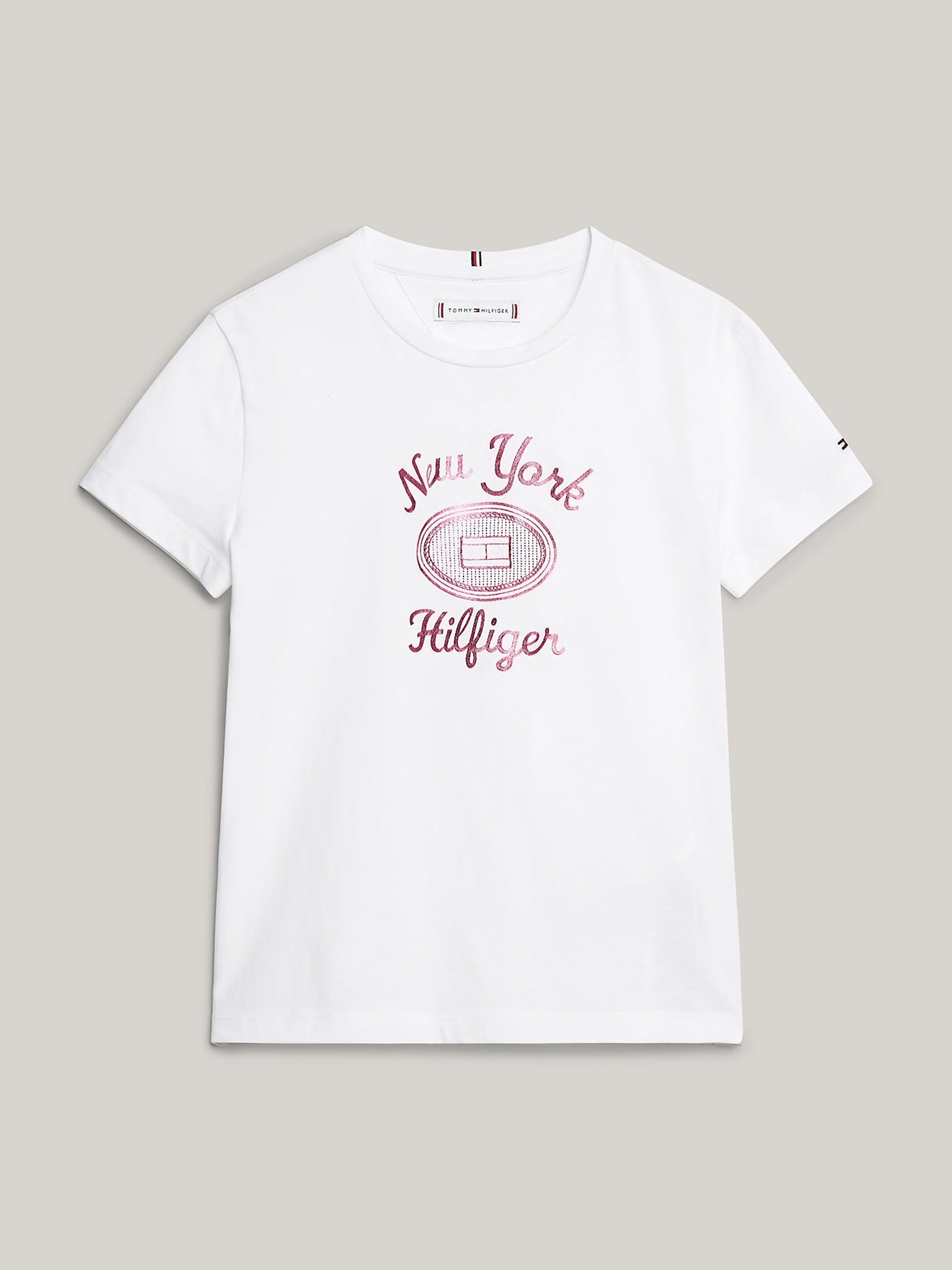 Παιδική μπλούζα HILFIGER NY FOIL REG TEE SS KG0KG08007YBR | KG0KG08007YBR