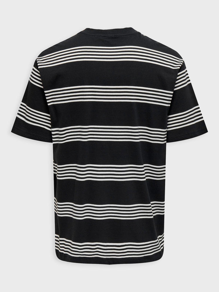 Ανδρικό t-shirt ONSLEONARD LIFE RLX STRIPED SS TEE 22028148 | 22028148