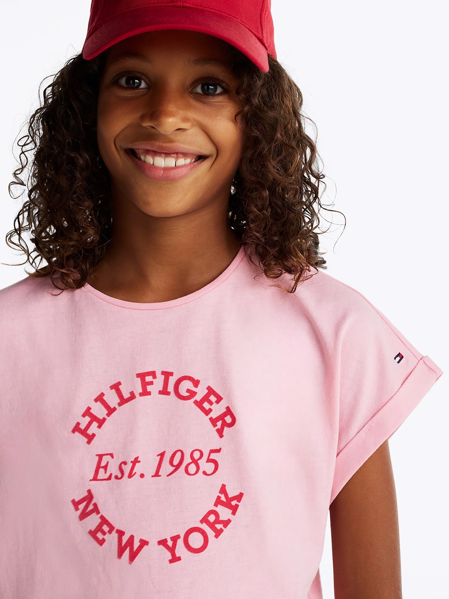 Παιδική μπλούζα μακό HILFIGER NY REGULAR TEE SS KG0KG08295TPF | KG0KG08295TPF