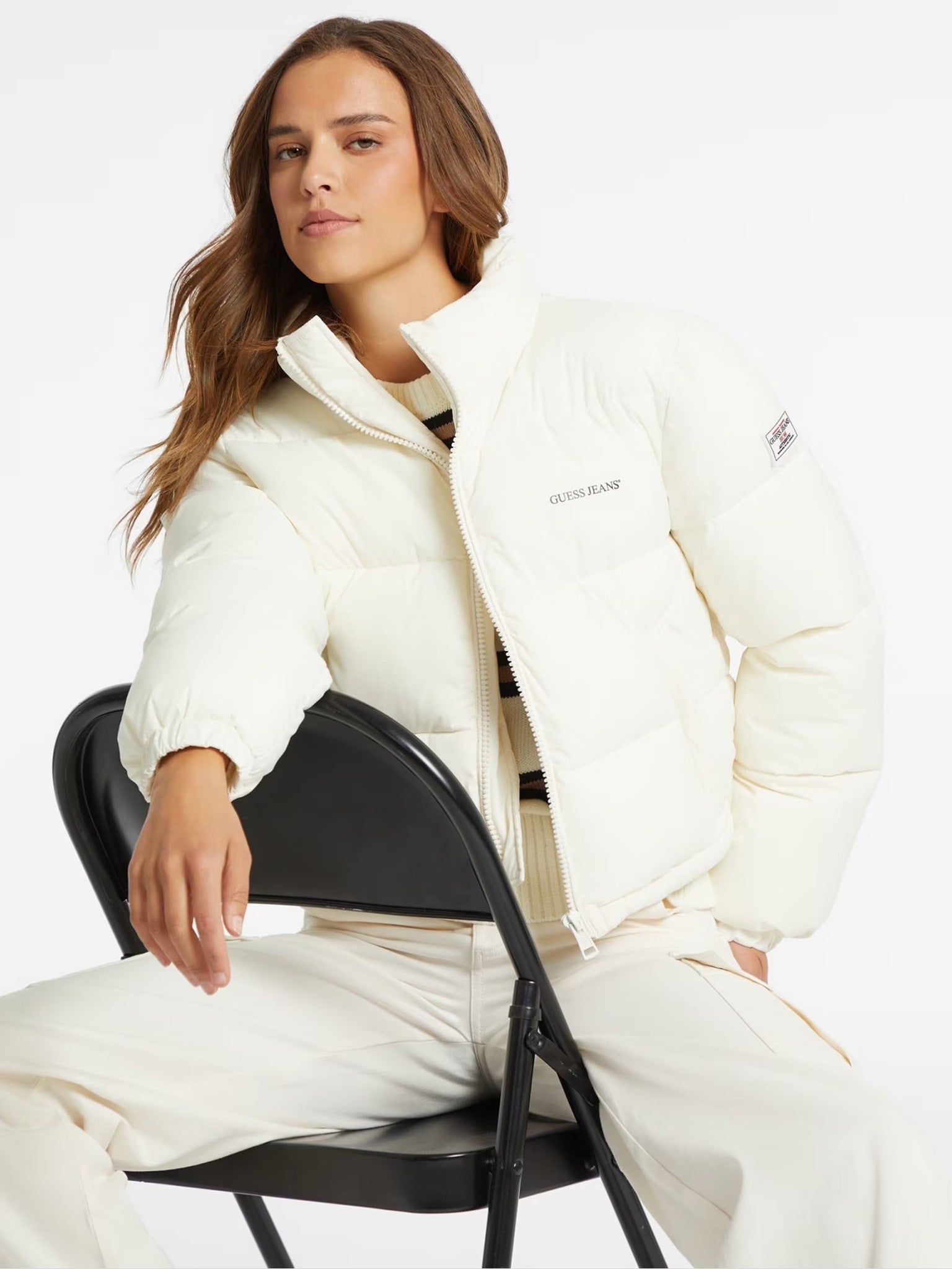 Γυναικείο μπουφάν puffer cropped W4BL20WGII2G053 | W4BL20WGII2G053