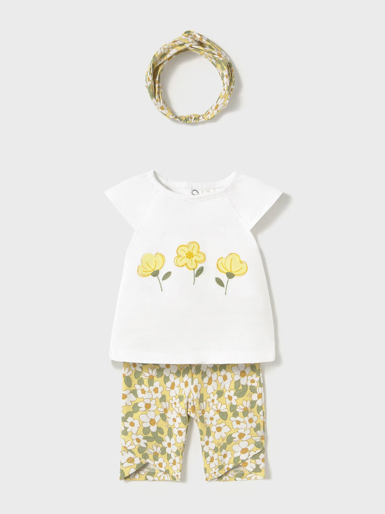 Βρεφικό σετ 3 τεμ με κορδέλα 25-01763-090 | 25-01763-090