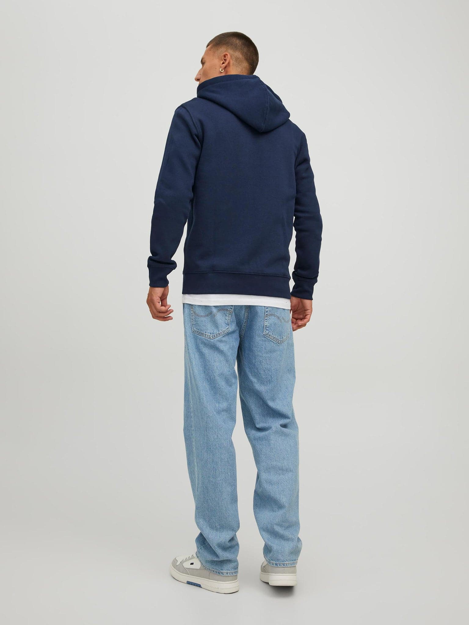 Ανδρική ζακέτα φούτερ JJESTAR BASIC SWEAT ZIP HOOD NOOS 12210830 | 12210830