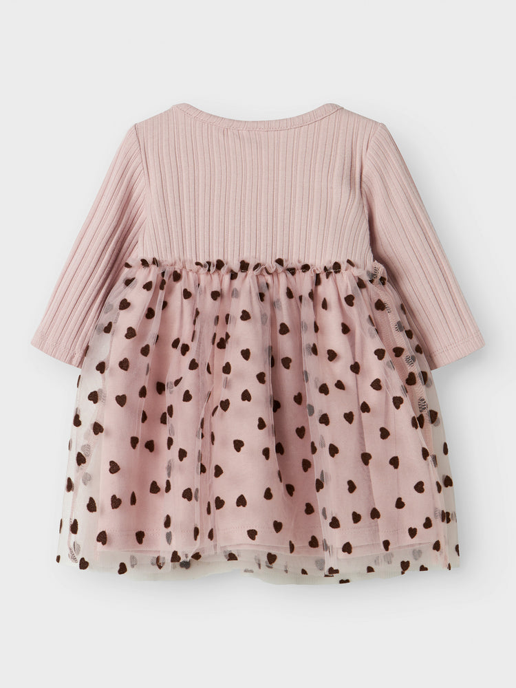 Βρεφικό φόρεμα με τούλι NBFNEA LS TULLE DRESS 13246503 | 13246503