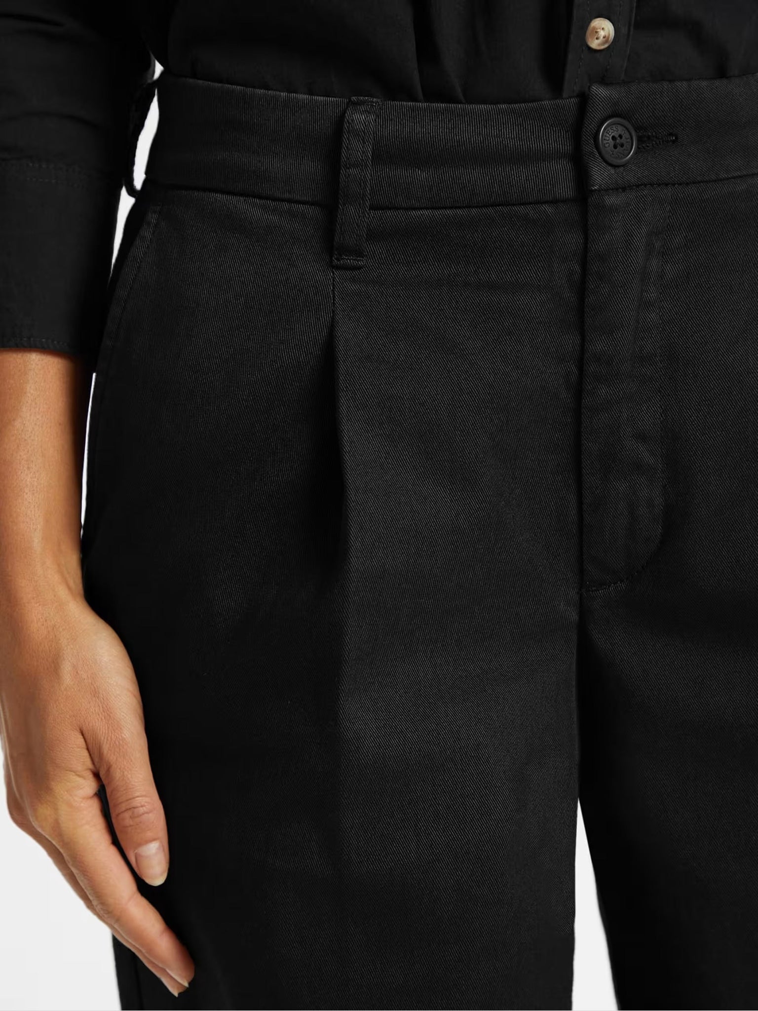 Γυναικείο παντελόνι W4BB44WGCV2JBLK | W4BB44WGCV2JBLK