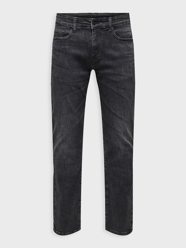 Ανδρικό παντελόνι τζιν ONSWEFT REG. BLACK 6753 DNM JEANS 22026753 | 22026753