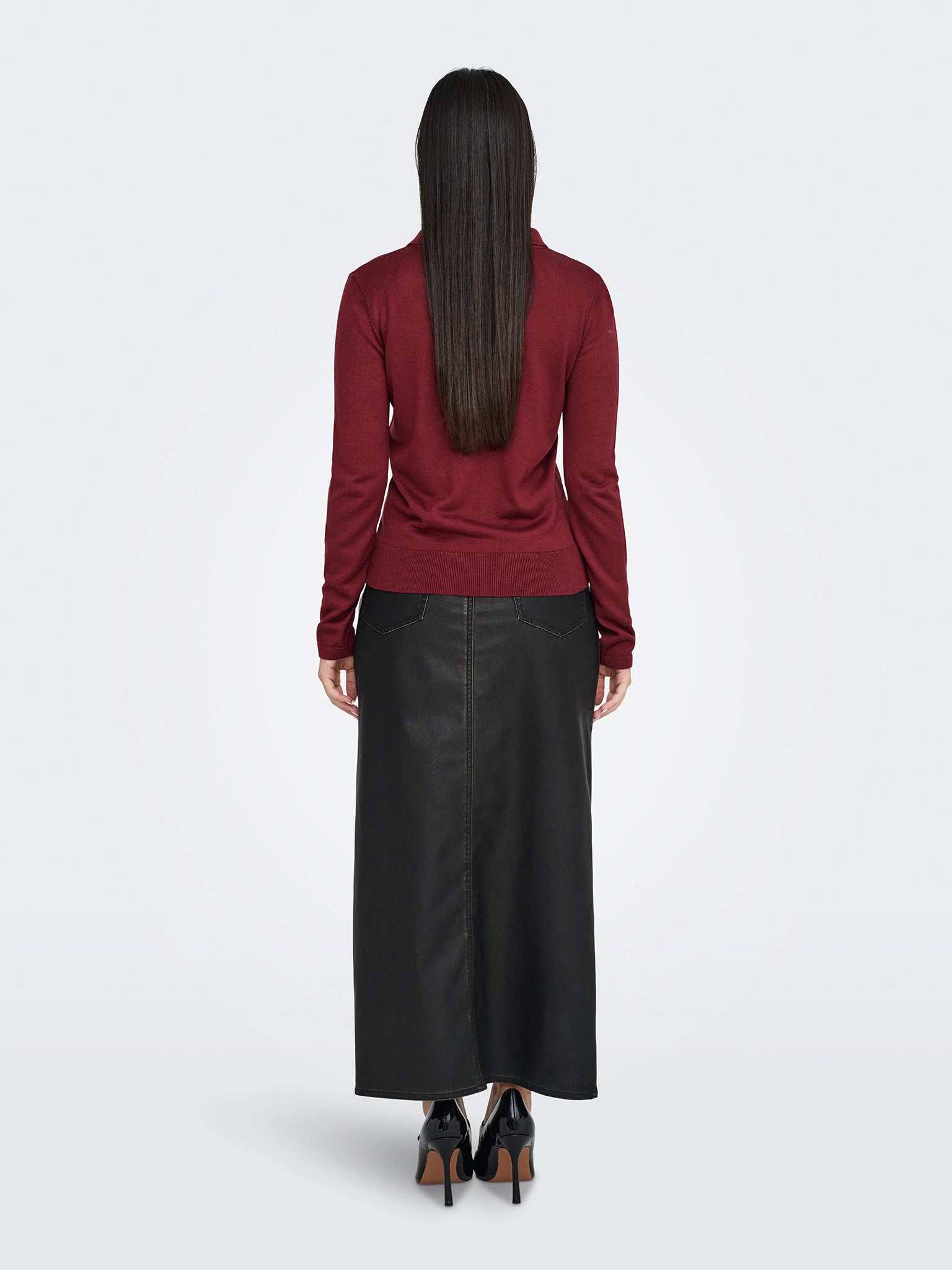 Γυναικεία μπλούζα πλεκτή ONLCATHRINE LS POLO NECK EX KNT 15347184 | 15347184
