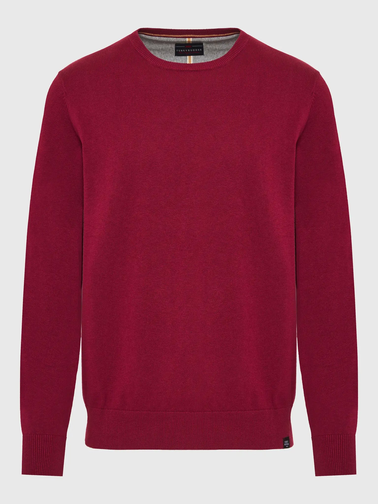 Ανδρική μπλούζα πλεκτή FBM010-001-09 BERRY MEL | FBM010-001-09