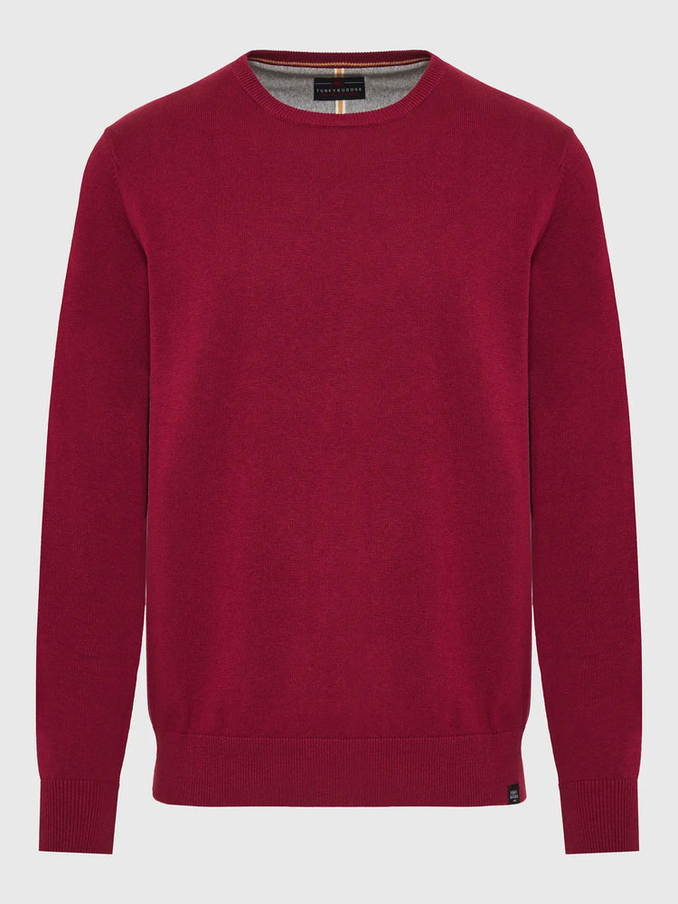 Ανδρική μπλούζα πλεκτή FBM010-001-09 BERRY MEL | FBM010-001-09