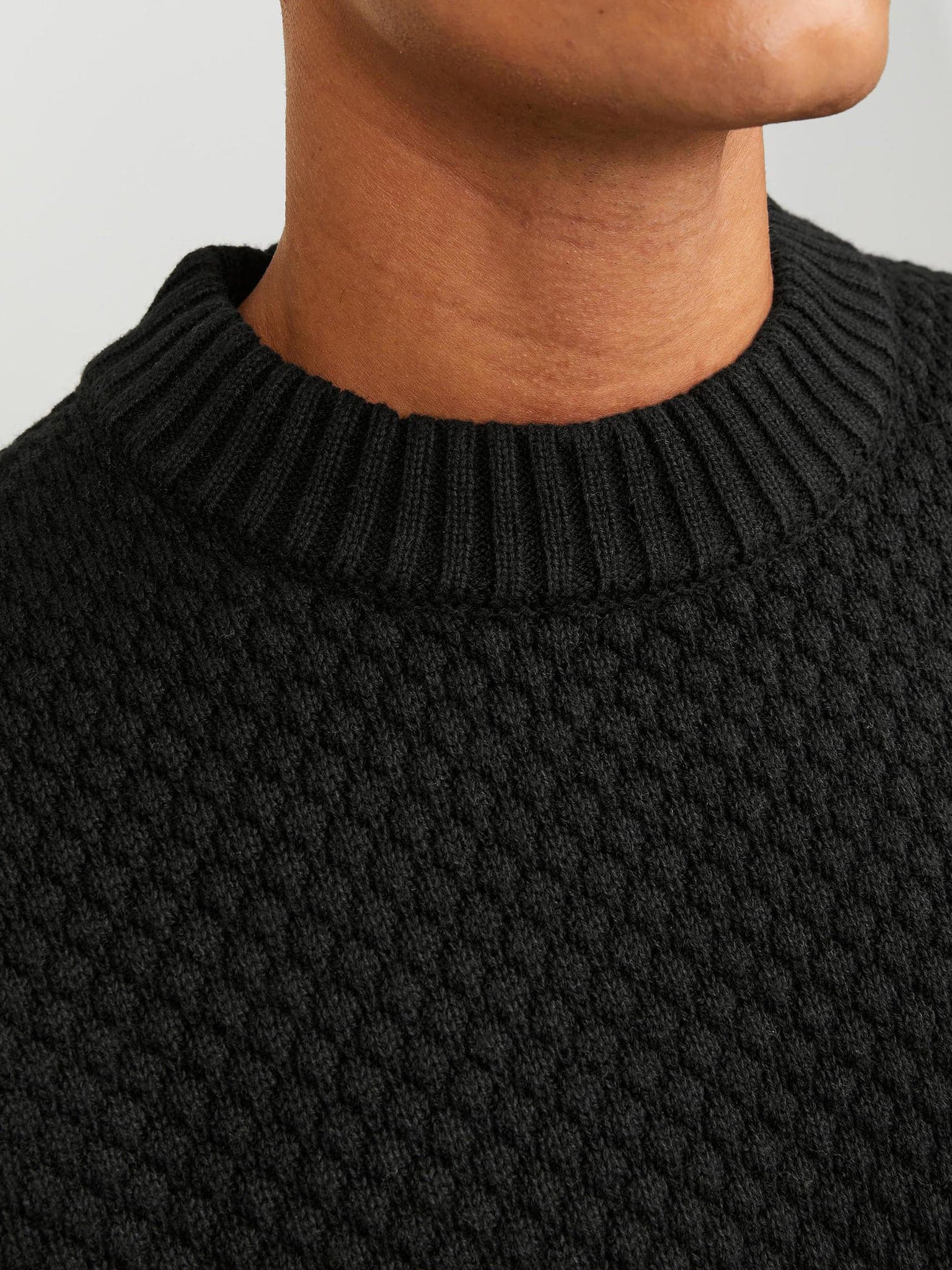 Ανδρική μπλούζα πλεκτή JORLAKEWOOD KNIT CREW NECK BF 12246842 | 12246842