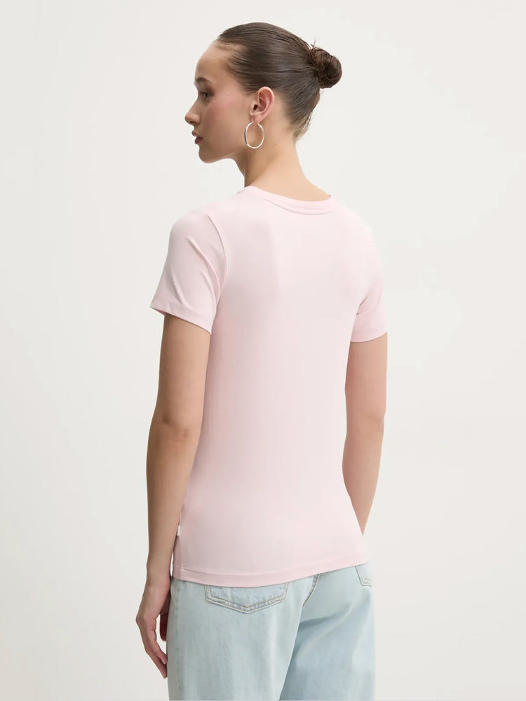 Γυναικείο t-shirt slim logo print tee W4YI01J1314A61U | W4YI01J1314A61U