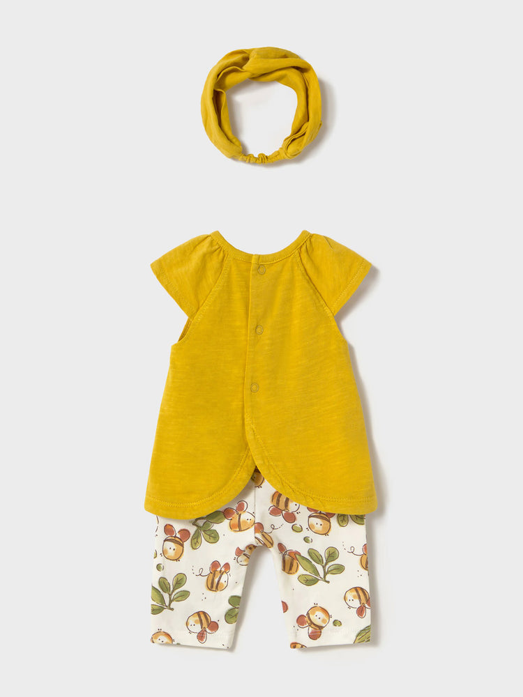 Βρεφικό σετ 3 τεμ με κορδέλα 25-01763-087 | 25-01763-087