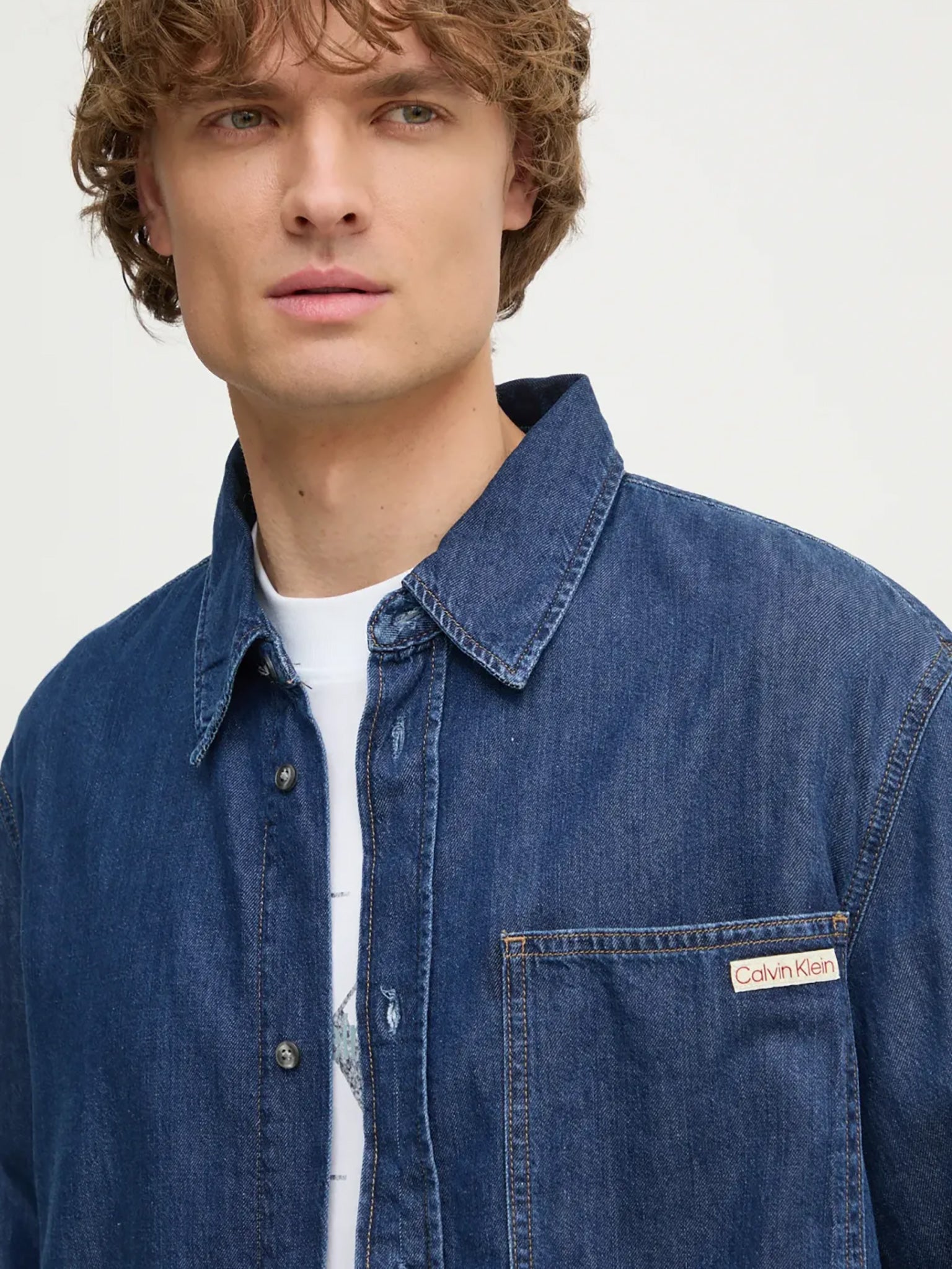 Ανδρικό πουκάμισο REGULAR DENIM SHIRT J30J3270221AP | J30J3270221AP