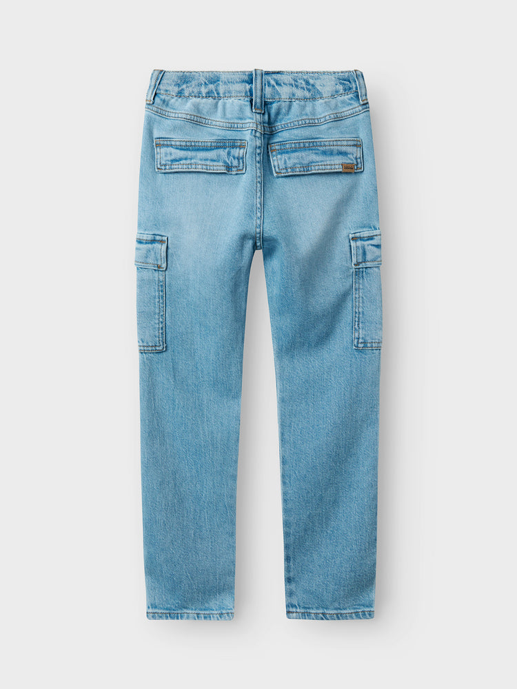 Εφηβικό παντελόνι cargo NKMSILAS TAP CARGO JEANS 6650-AZ NOOS 13237339 | 13237339