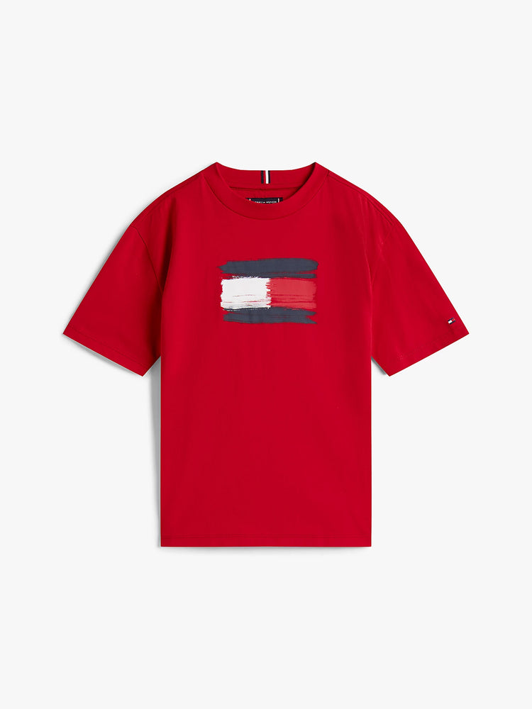 Παιδική μπλούζα μακό FLAG ARCHIVE TEE SS KB0KB10111XLD | KB0KB10111XLD