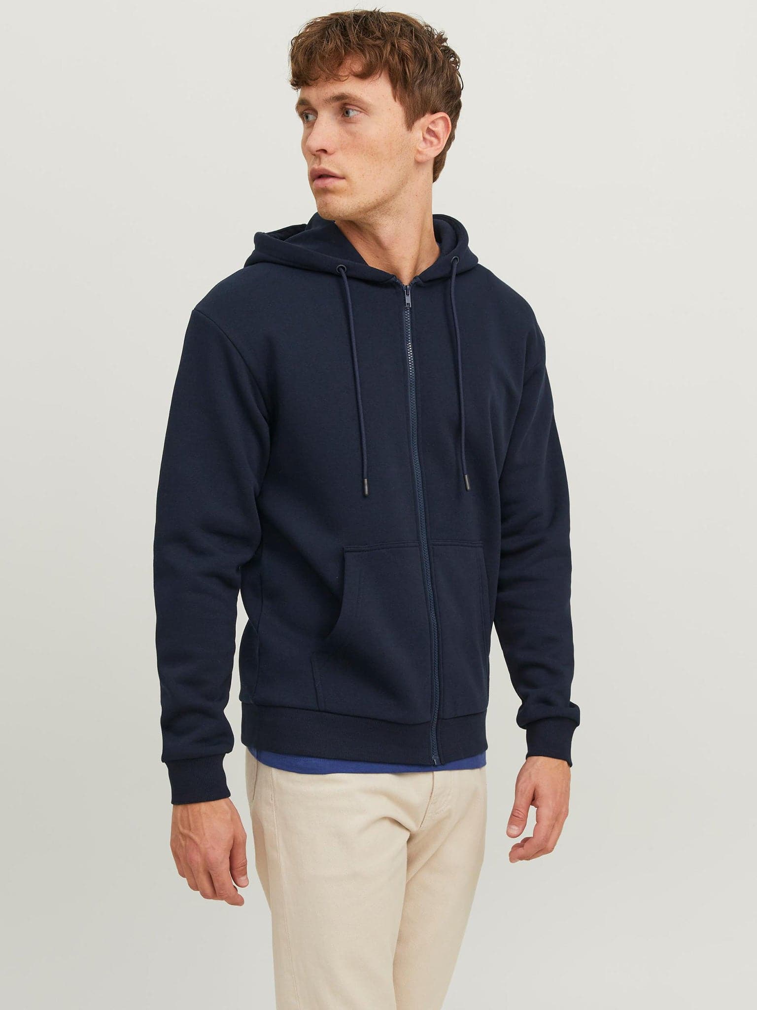Ανδρική ζακέτα φούτερ JJEBRADLEY SWEAT ZIP HOOD NOOS 12249342 | 12249342