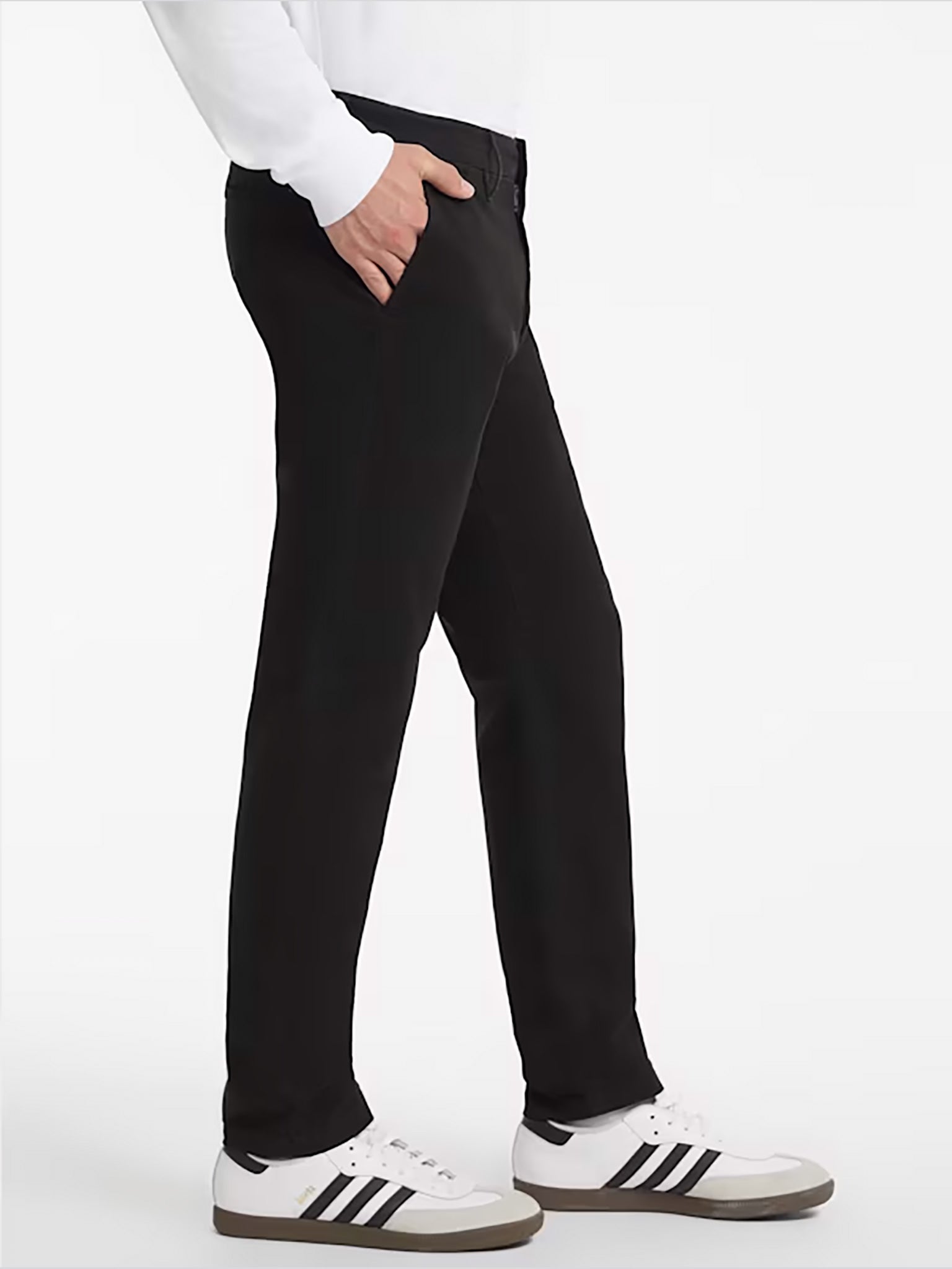 Ανδρικό παντελόνι slim chino M4YB33WGB5AJBLK | M4YB33WGB5AJBLK