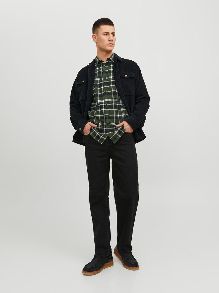 Ανδρικό πουκάμισο καρό JJPLAIN FALL CHECK SHIRT LS 12237039 | 12237039