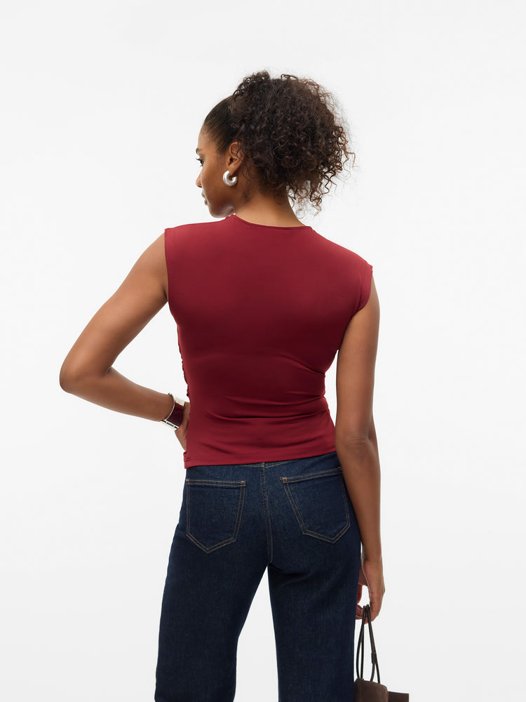 Γυναικεία μπλούζα VMDAISY SL V-NECK TOP JRS 10329334 | 10329334