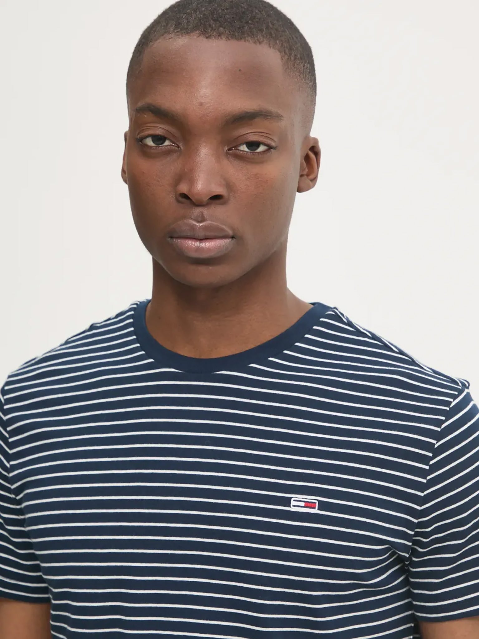 Ανδρικό t-shirt ριγέ TJM SLIM STRIPE TEE DM0DM203770A6 | DM0DM203770A6