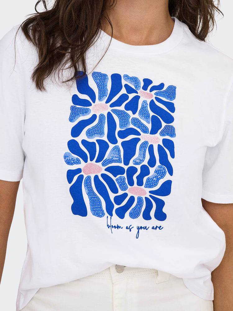 Γυναικείο t-shirt ONLRITA S/S FLOWER TOP BOX JRS 15351631 | 15351631