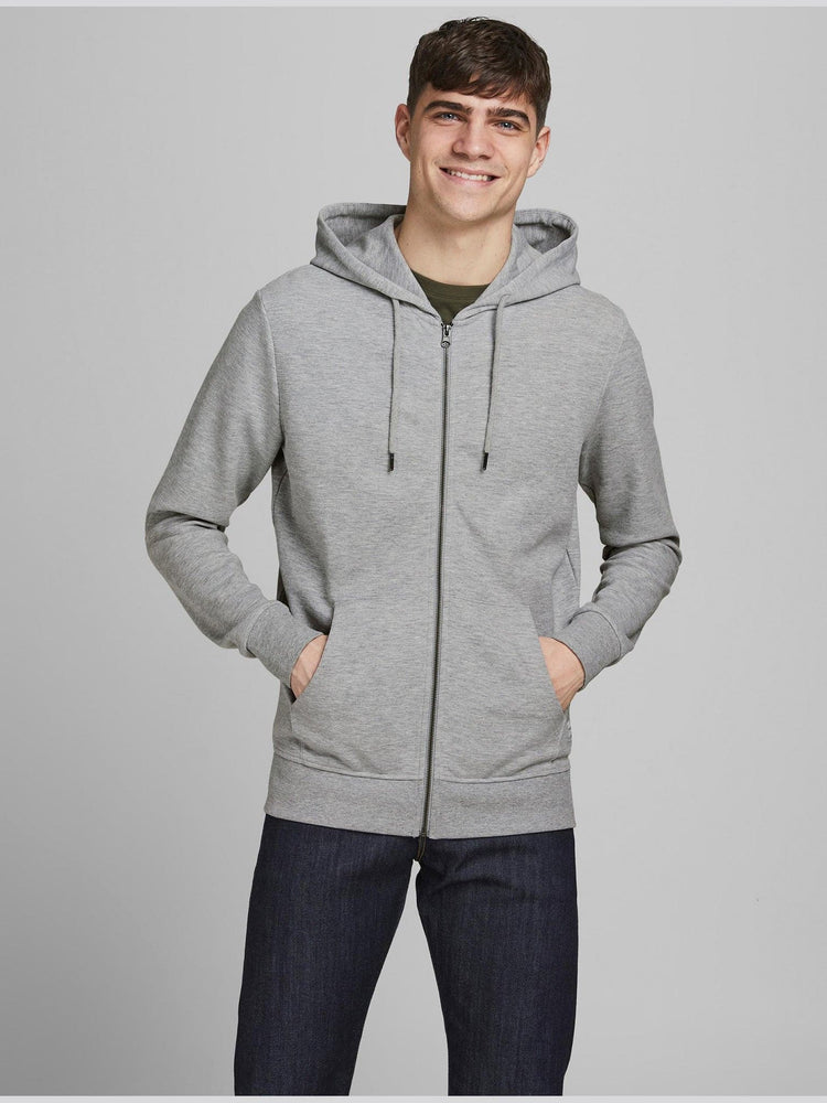 Ανδρική ζακέτα Plain Zip hoodie 12181901 | 12181901