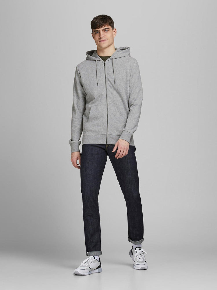 Ανδρική ζακέτα Plain Zip hoodie 12181901 | 12181901