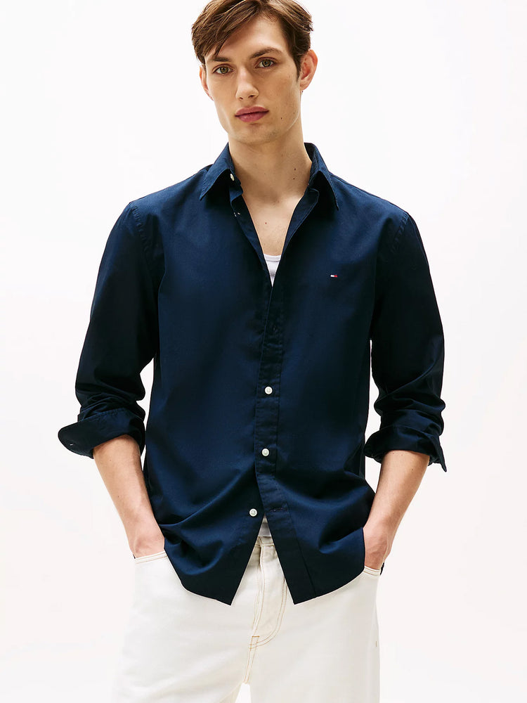 Ανδρικό πουκάμισο CORE FLEX POPLIN SOLID RF SHIRT MW0MW39988DW5 | MW0MW39988DW5