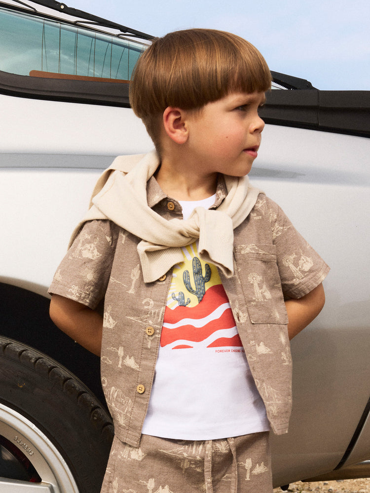 Παιδική μπλούζα μακό NMMHALDUR NREG SS TOP 13243170 | 13243170