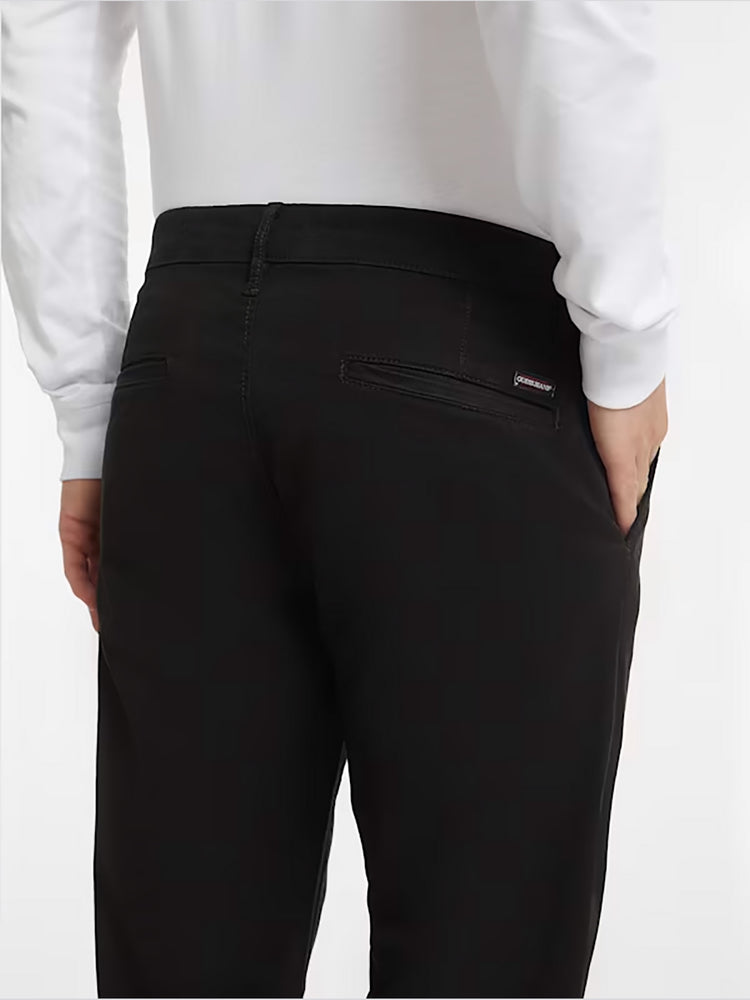 Ανδρικό παντελόνι slim chino M4YB33WGB5AJBLK | M4YB33WGB5AJBLK