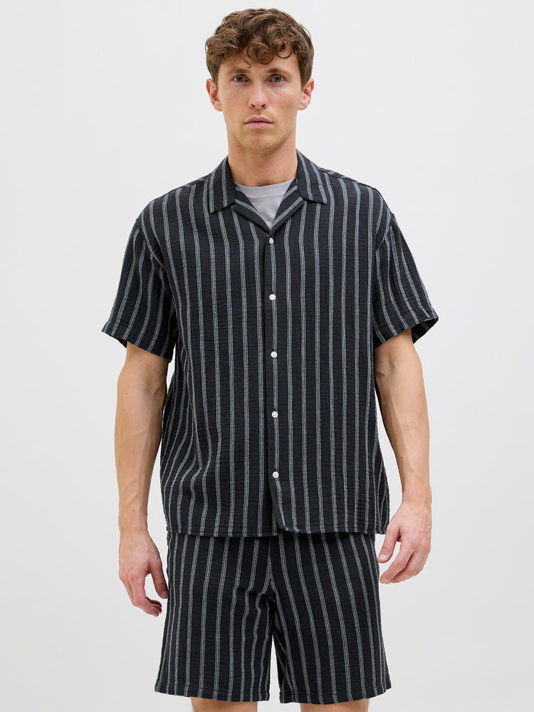 Ανδρικό πουκάμισο ριγέ JOREASTER PATRAS RESORT SHIRT SS 12274798 | 12274798