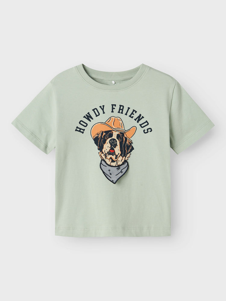 Παιδική μπλούζα dog NMMHASSE NREG SS TOP 13243183 | 13243183